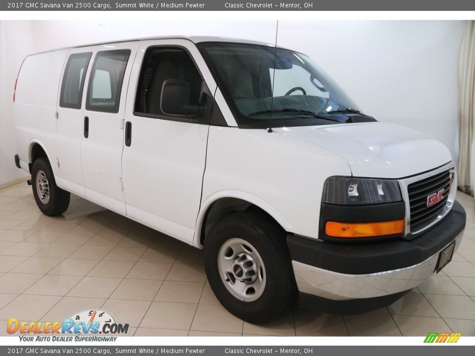 2017 GMC Savana Van 2500 Cargo Summit White / Medium Pewter Photo #1