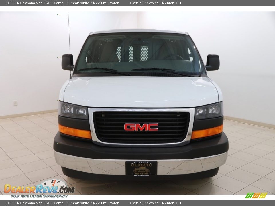 2017 GMC Savana Van 2500 Cargo Summit White / Medium Pewter Photo #2