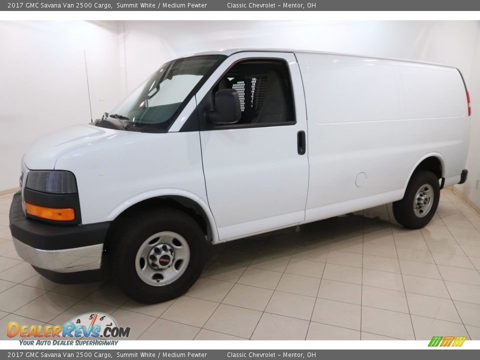2017 GMC Savana Van 2500 Cargo Summit White / Medium Pewter Photo #3