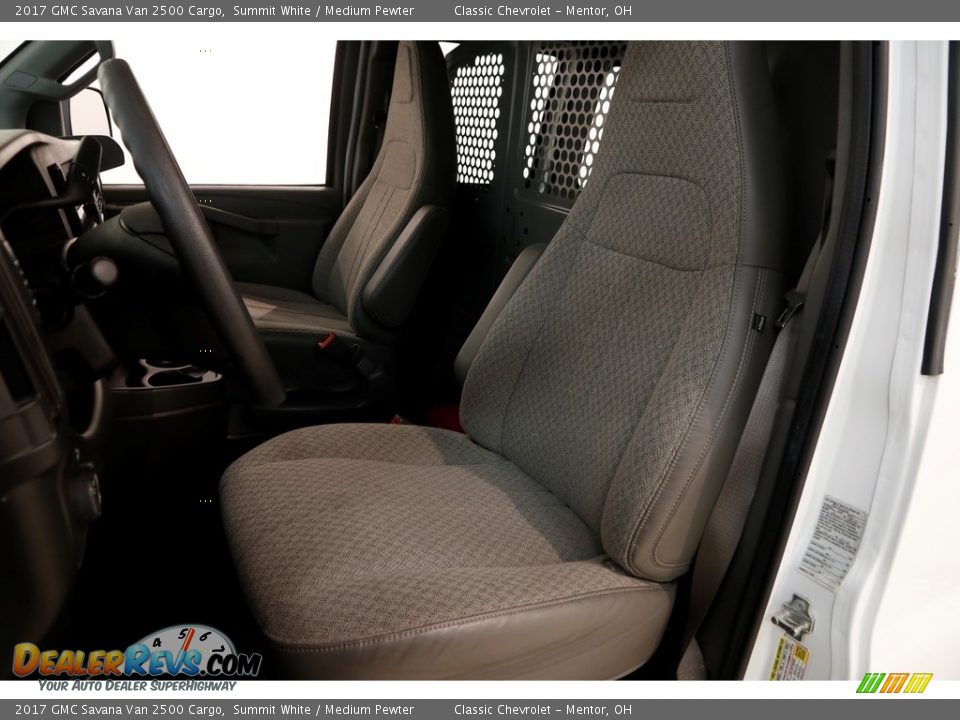 2017 GMC Savana Van 2500 Cargo Summit White / Medium Pewter Photo #5