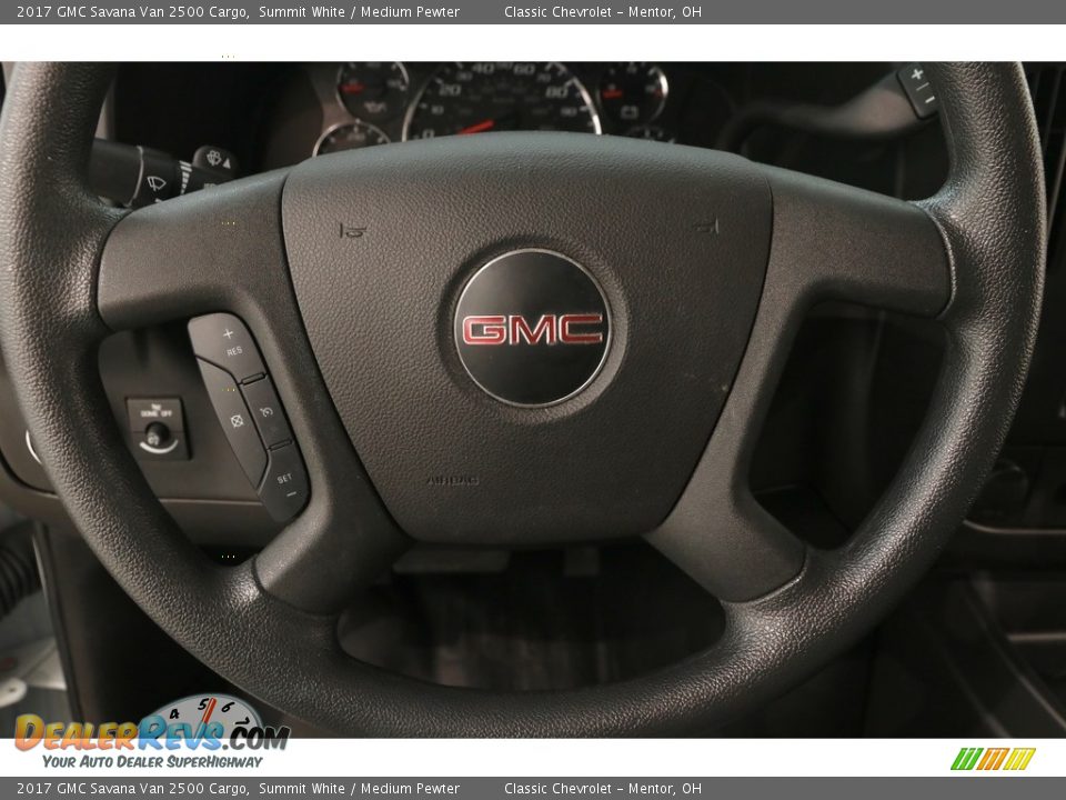 2017 GMC Savana Van 2500 Cargo Summit White / Medium Pewter Photo #6