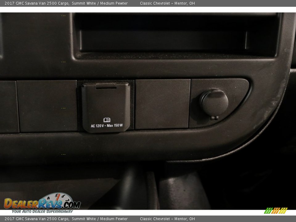 2017 GMC Savana Van 2500 Cargo Summit White / Medium Pewter Photo #9