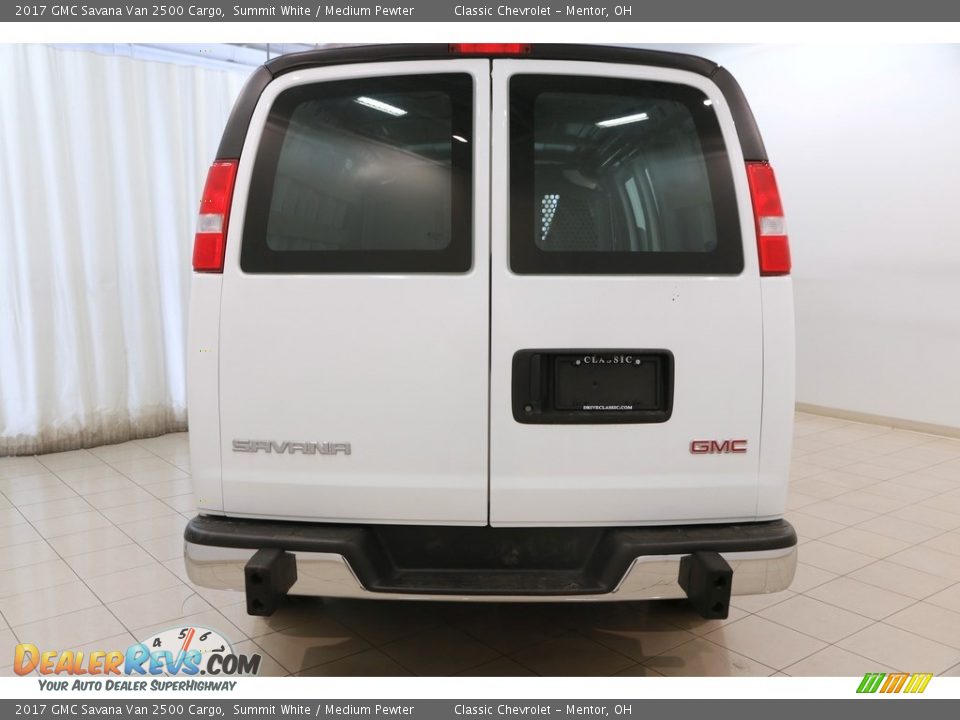 2017 GMC Savana Van 2500 Cargo Summit White / Medium Pewter Photo #14