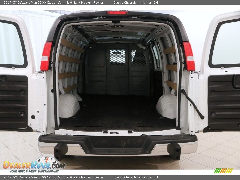 2017 GMC Savana Van 2500 Cargo Summit White / Medium Pewter Photo #15