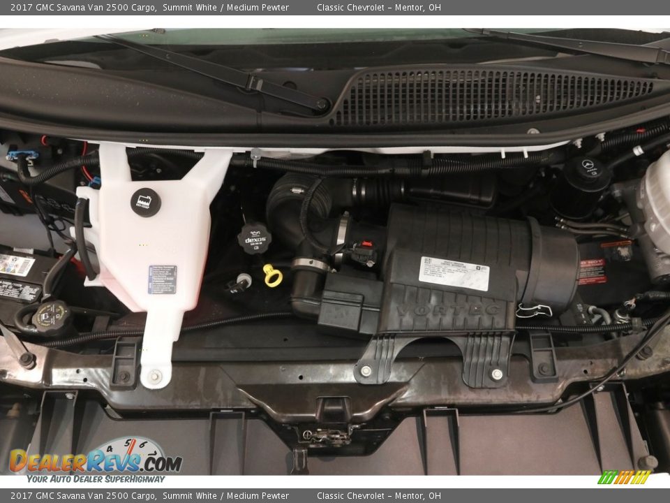 2017 GMC Savana Van 2500 Cargo Summit White / Medium Pewter Photo #16