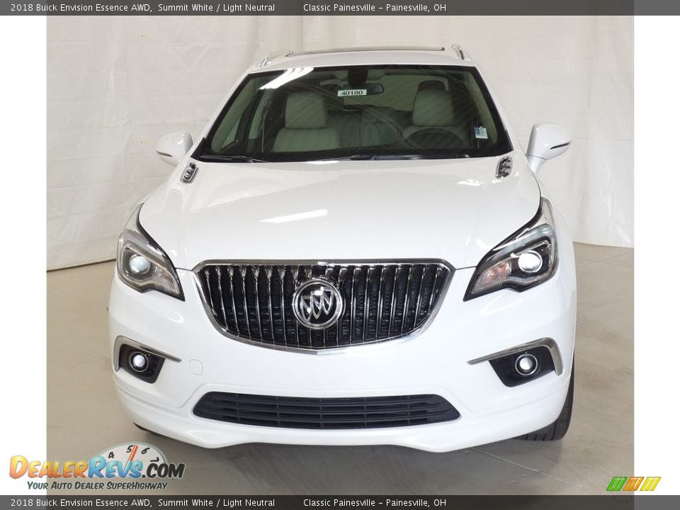 2018 Buick Envision Essence AWD Summit White / Light Neutral Photo #4