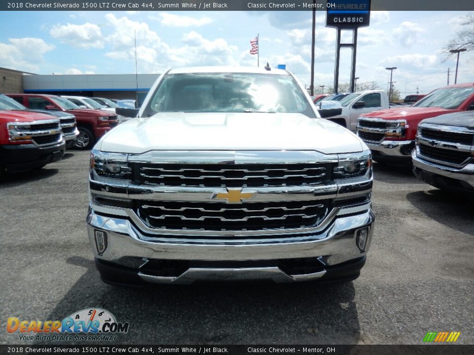 2018 Chevrolet Silverado 1500 LTZ Crew Cab 4x4 Summit White / Jet Black Photo #2