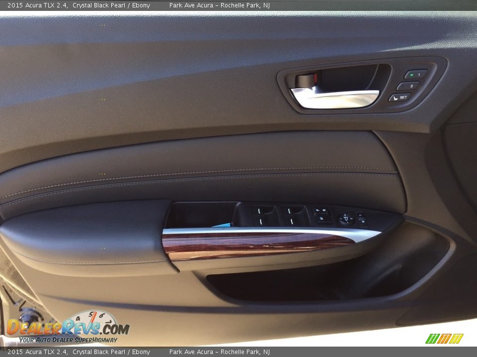 2015 Acura TLX 2.4 Crystal Black Pearl / Ebony Photo #9