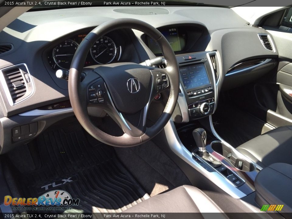 2015 Acura TLX 2.4 Crystal Black Pearl / Ebony Photo #11