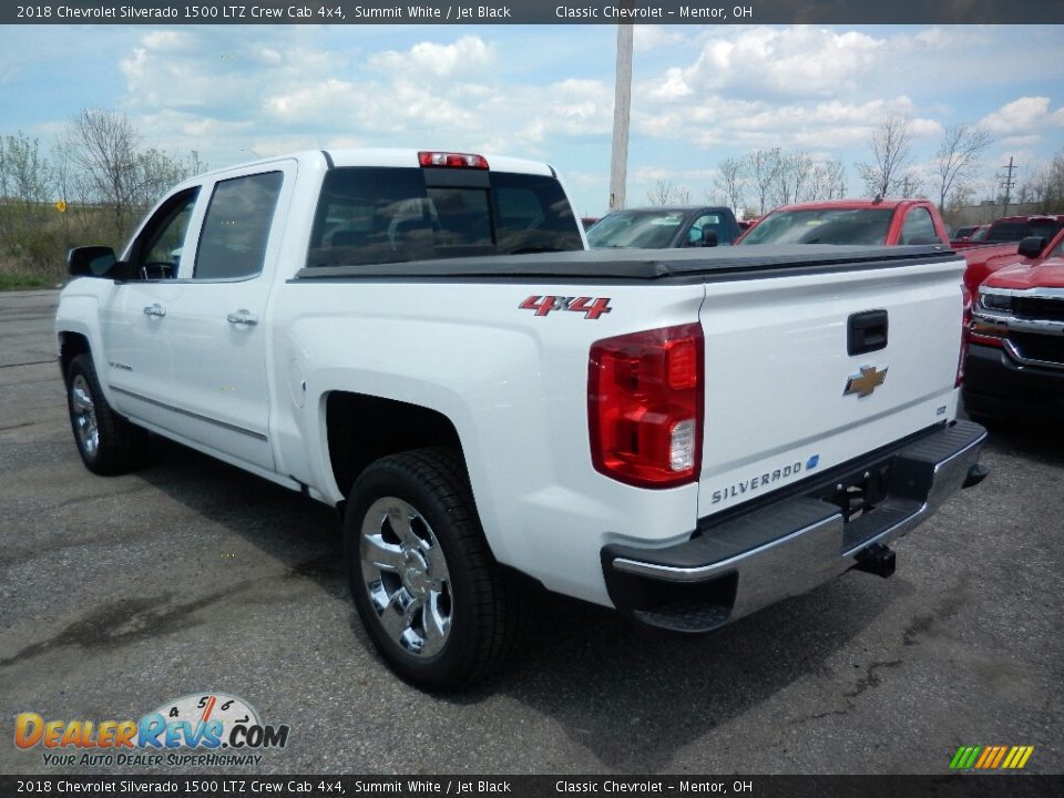 2018 Chevrolet Silverado 1500 LTZ Crew Cab 4x4 Summit White / Jet Black Photo #5