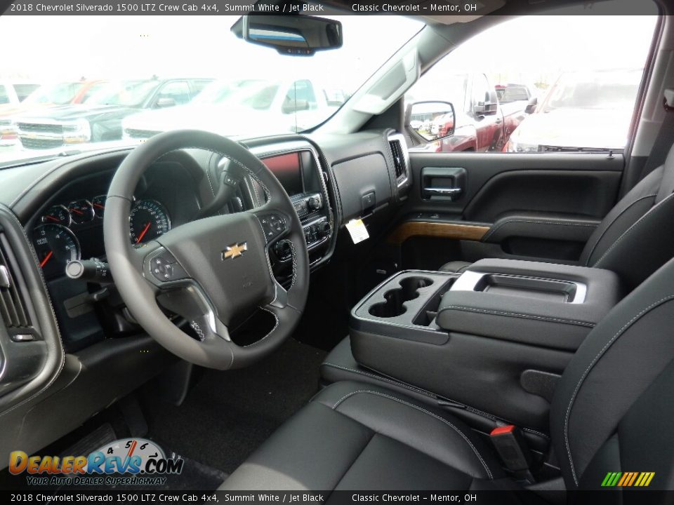 2018 Chevrolet Silverado 1500 LTZ Crew Cab 4x4 Summit White / Jet Black Photo #6