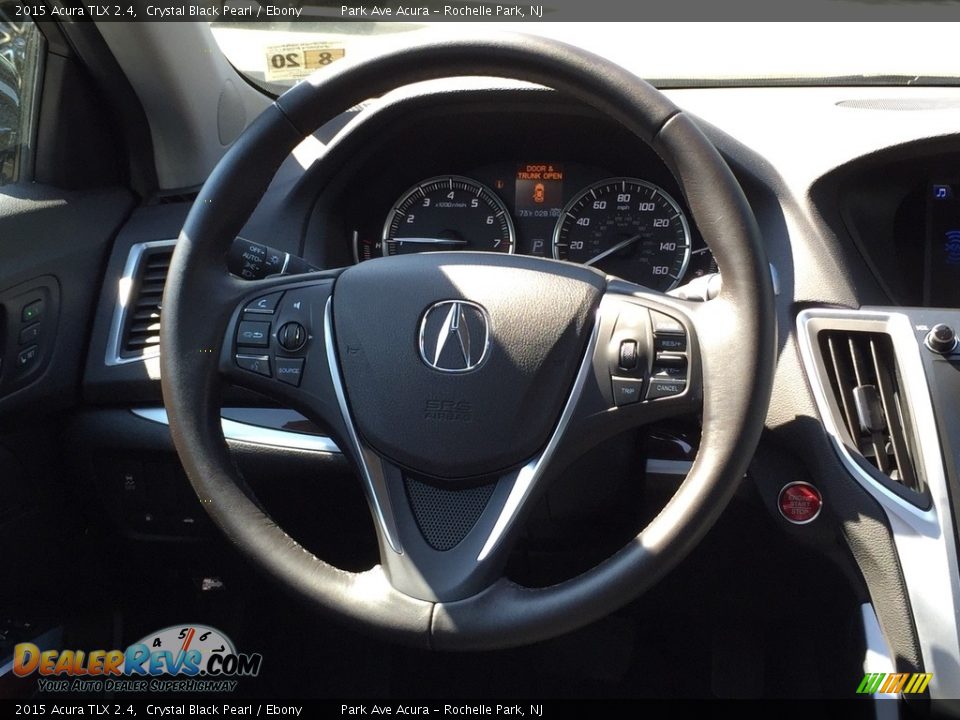 2015 Acura TLX 2.4 Crystal Black Pearl / Ebony Photo #17