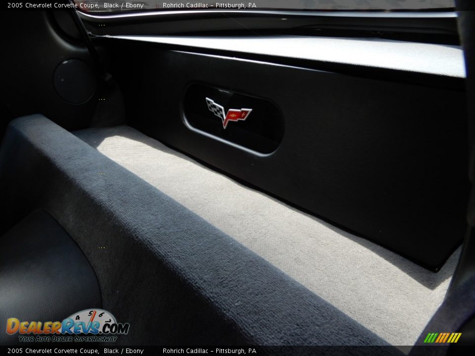 2005 Chevrolet Corvette Coupe Black / Ebony Photo #12