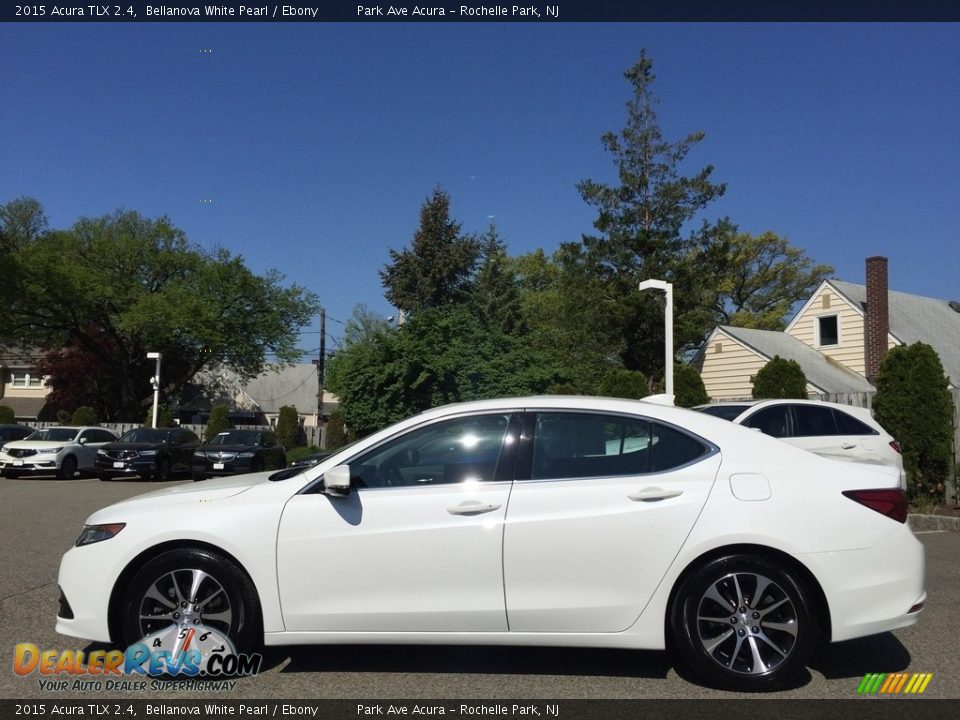 2015 Acura TLX 2.4 Bellanova White Pearl / Ebony Photo #6