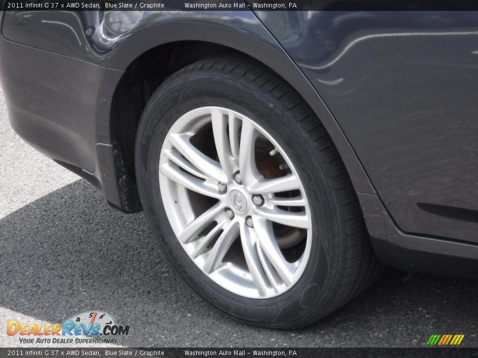 2011 Infiniti G 37 x AWD Sedan Blue Slate / Graphite Photo #3