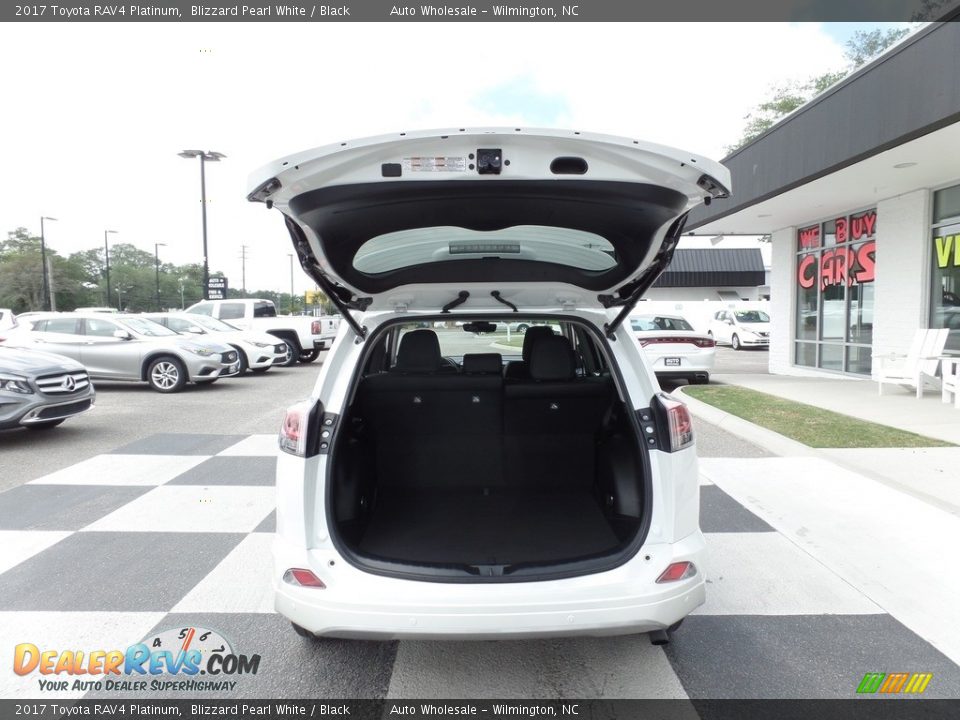 2017 Toyota RAV4 Platinum Blizzard Pearl White / Black Photo #4