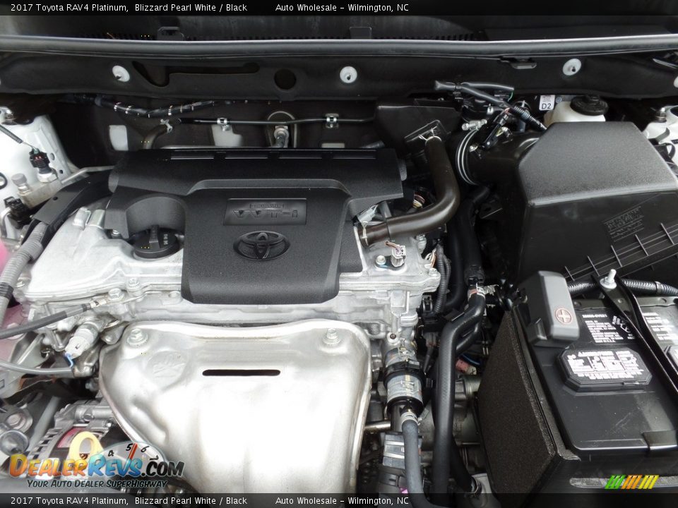 2017 Toyota RAV4 Platinum Blizzard Pearl White / Black Photo #9