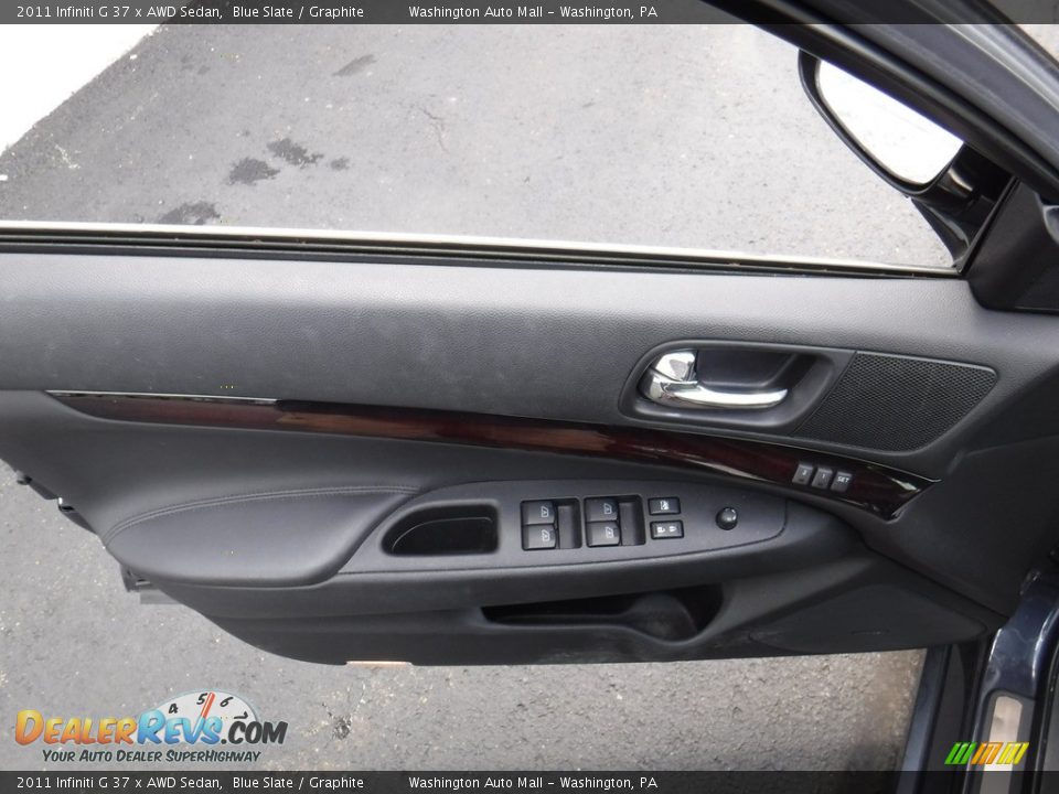 2011 Infiniti G 37 x AWD Sedan Blue Slate / Graphite Photo #13