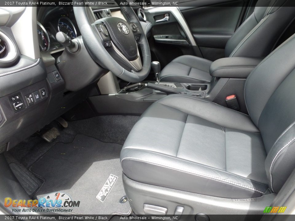 2017 Toyota RAV4 Platinum Blizzard Pearl White / Black Photo #11