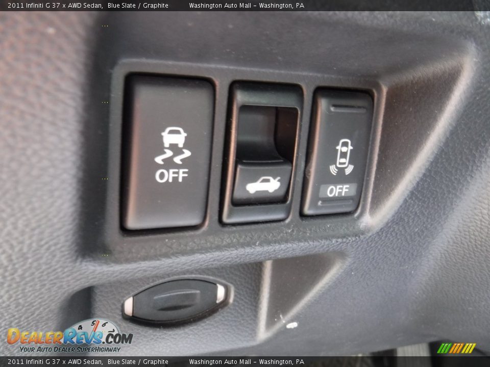 2011 Infiniti G 37 x AWD Sedan Blue Slate / Graphite Photo #15