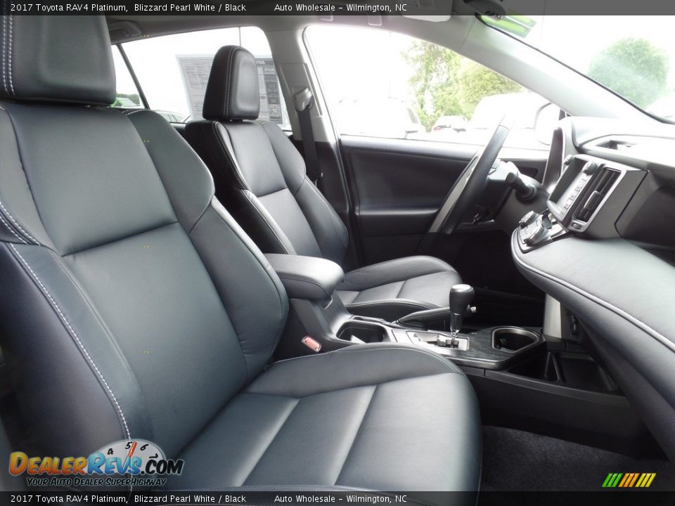 2017 Toyota RAV4 Platinum Blizzard Pearl White / Black Photo #13