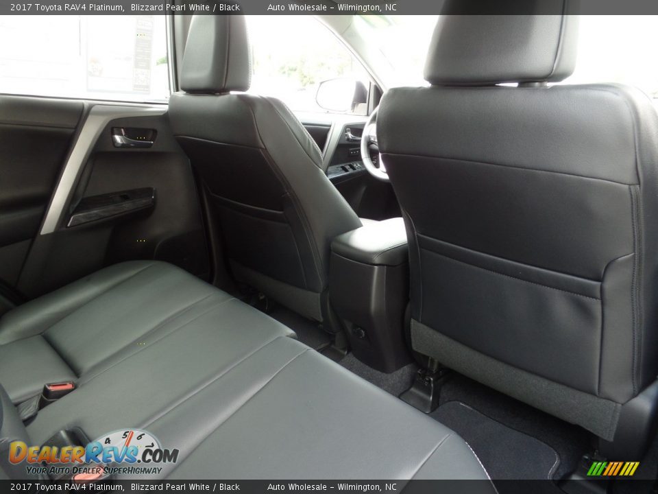 2017 Toyota RAV4 Platinum Blizzard Pearl White / Black Photo #14