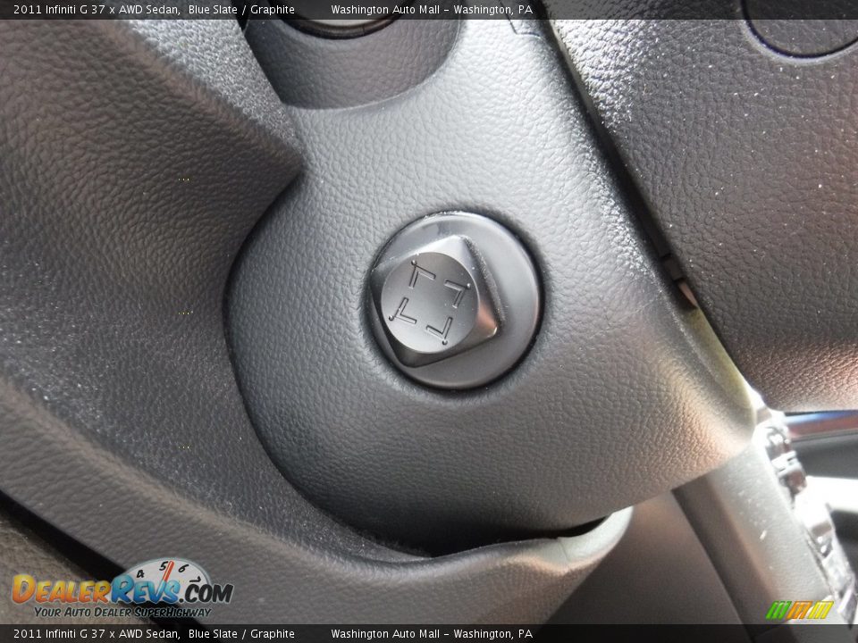 2011 Infiniti G 37 x AWD Sedan Blue Slate / Graphite Photo #17