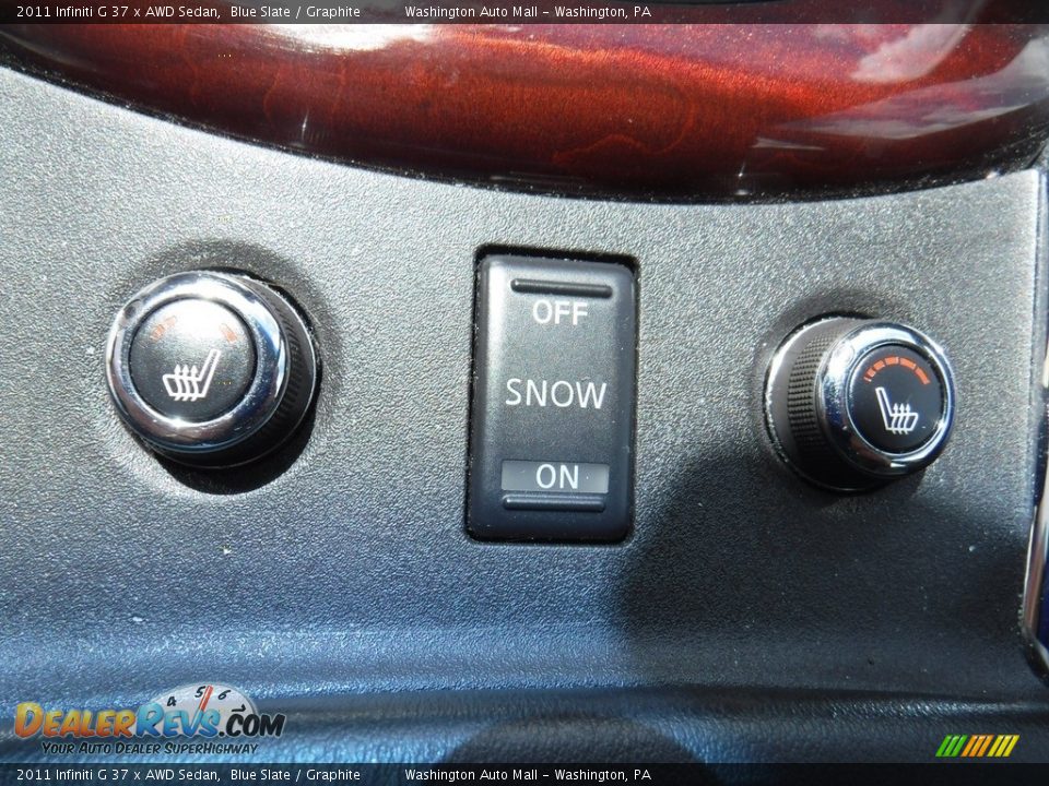 2011 Infiniti G 37 x AWD Sedan Blue Slate / Graphite Photo #19