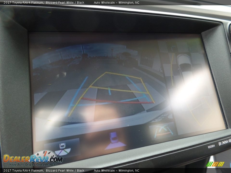 2017 Toyota RAV4 Platinum Blizzard Pearl White / Black Photo #18
