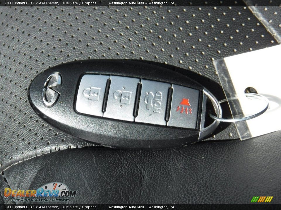 2011 Infiniti G 37 x AWD Sedan Blue Slate / Graphite Photo #26