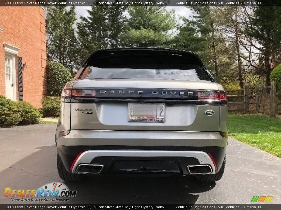 2018 Land Rover Range Rover Velar R Dynamic SE Silicon Silver Metallic / Light Oyster/Ebony Photo #8