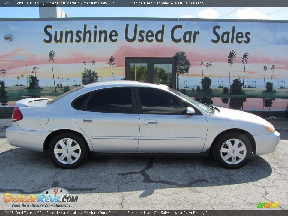 2005 Ford Taurus SEL Silver Frost Metallic / Medium/Dark Flint Photo #2