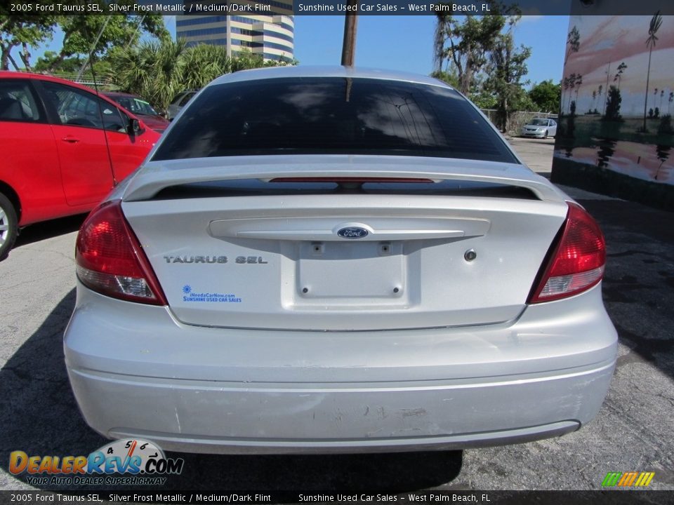2005 Ford Taurus SEL Silver Frost Metallic / Medium/Dark Flint Photo #7