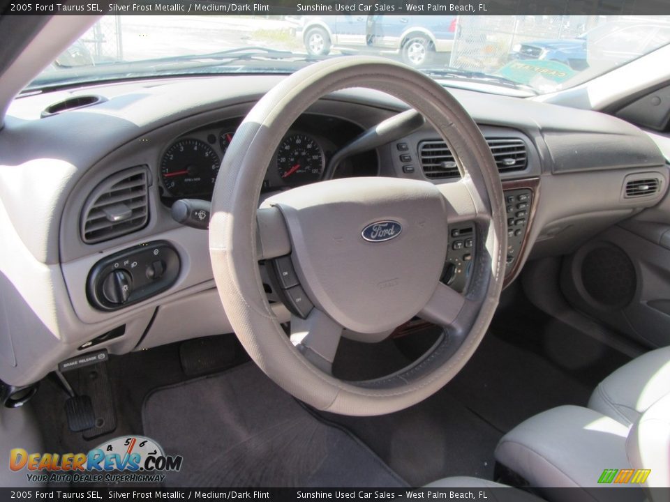 2005 Ford Taurus SEL Silver Frost Metallic / Medium/Dark Flint Photo #10