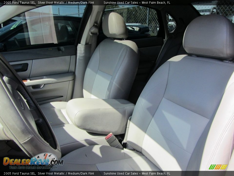 2005 Ford Taurus SEL Silver Frost Metallic / Medium/Dark Flint Photo #11