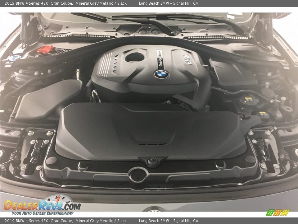 2019 BMW 4 Series 430i Gran Coupe Mineral Grey Metallic / Black Photo #8