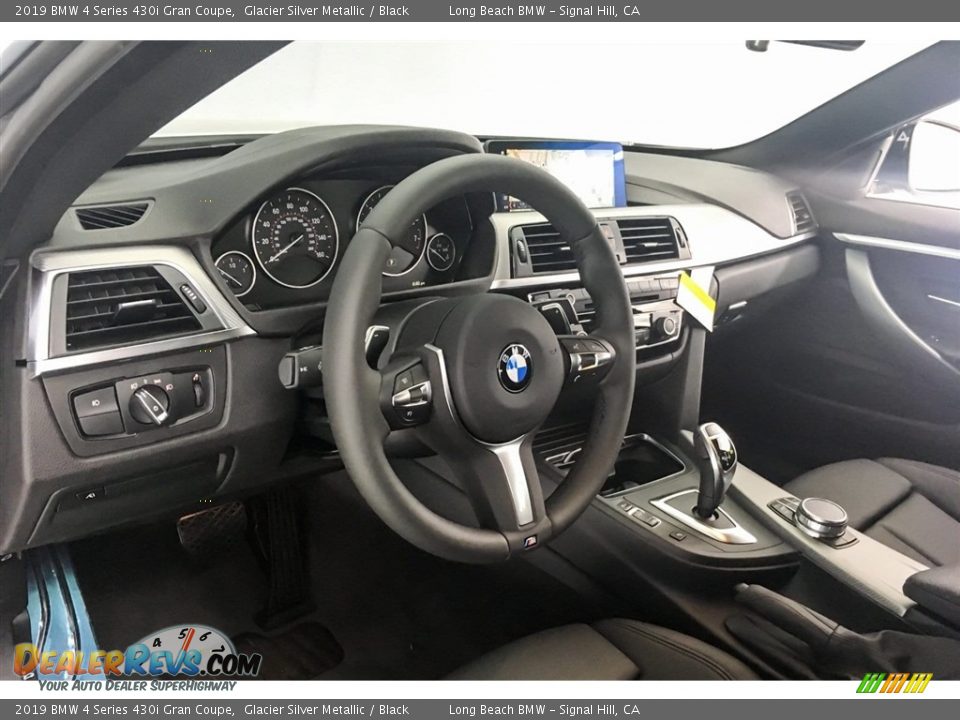 2019 BMW 4 Series 430i Gran Coupe Glacier Silver Metallic / Black Photo #5