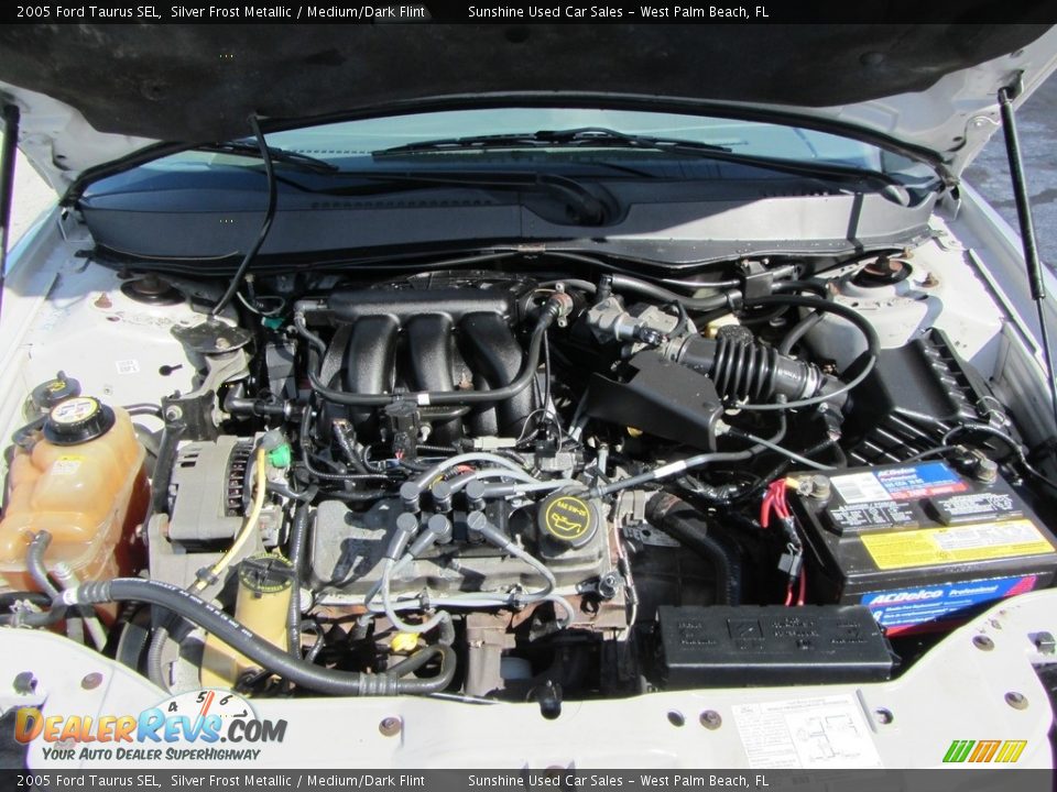 2005 Ford Taurus SEL Silver Frost Metallic / Medium/Dark Flint Photo #23