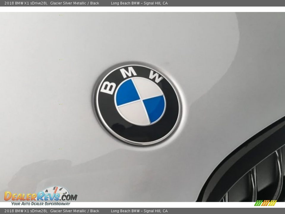 2018 BMW X1 sDrive28i Glacier Silver Metallic / Black Photo #29