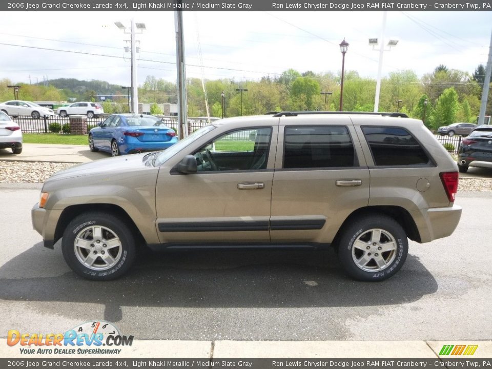 2006 Jeep Grand Cherokee Laredo 4x4 Light Khaki Metallic / Medium Slate Gray Photo #6