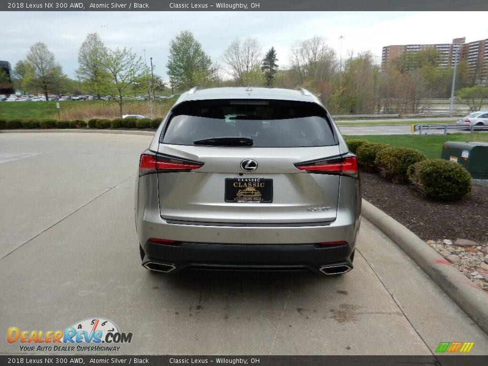 2018 Lexus NX 300 AWD Atomic Silver / Black Photo #6