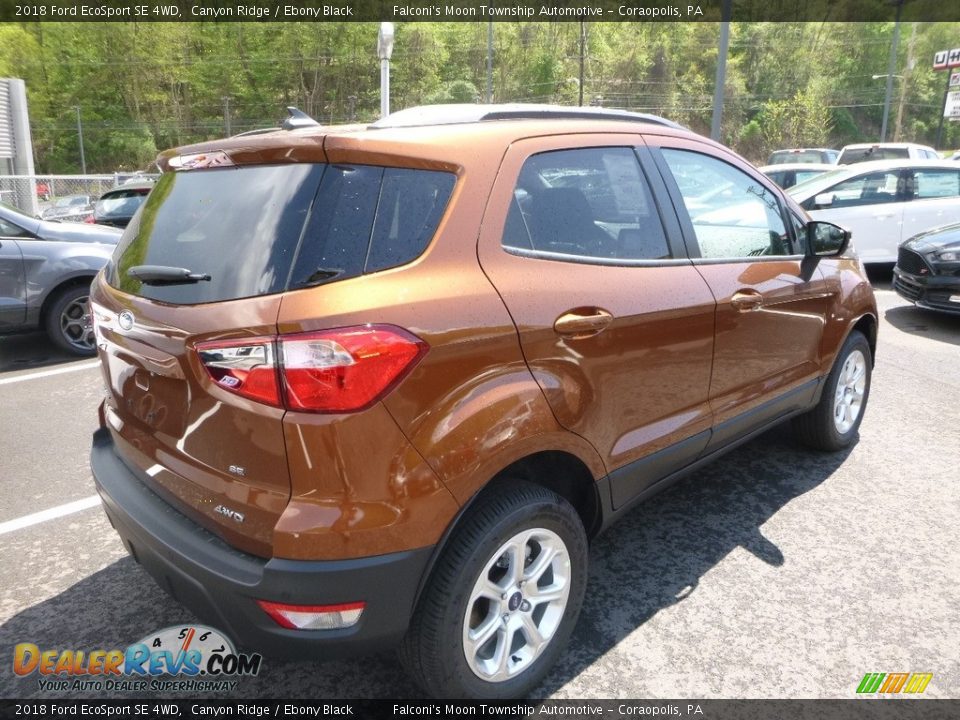 2018 Ford EcoSport SE 4WD Canyon Ridge / Ebony Black Photo #2