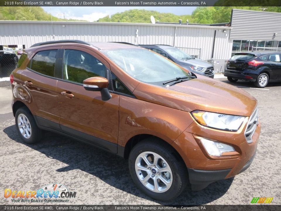 2018 Ford EcoSport SE 4WD Canyon Ridge / Ebony Black Photo #3