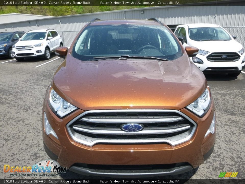 2018 Ford EcoSport SE 4WD Canyon Ridge / Ebony Black Photo #4