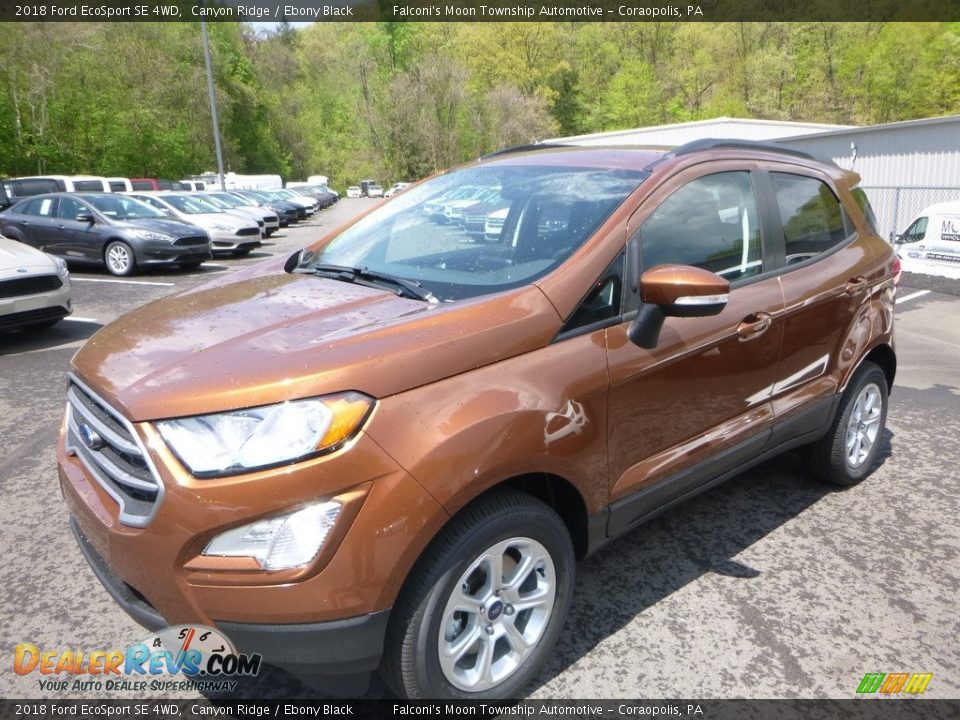 2018 Ford EcoSport SE 4WD Canyon Ridge / Ebony Black Photo #5