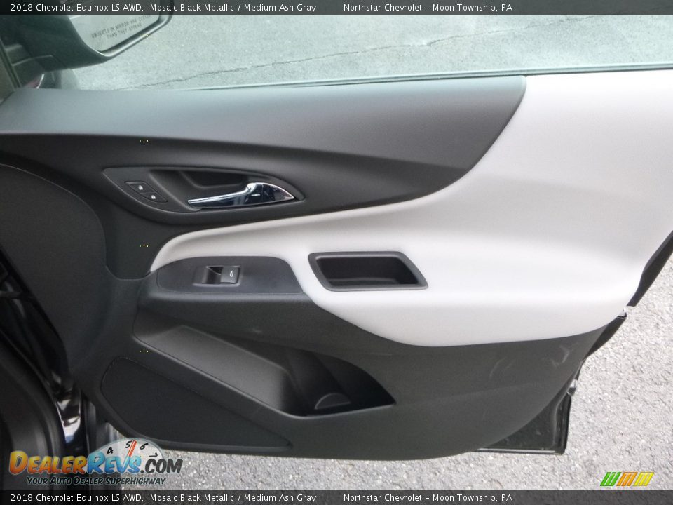 2018 Chevrolet Equinox LS AWD Mosaic Black Metallic / Medium Ash Gray Photo #12