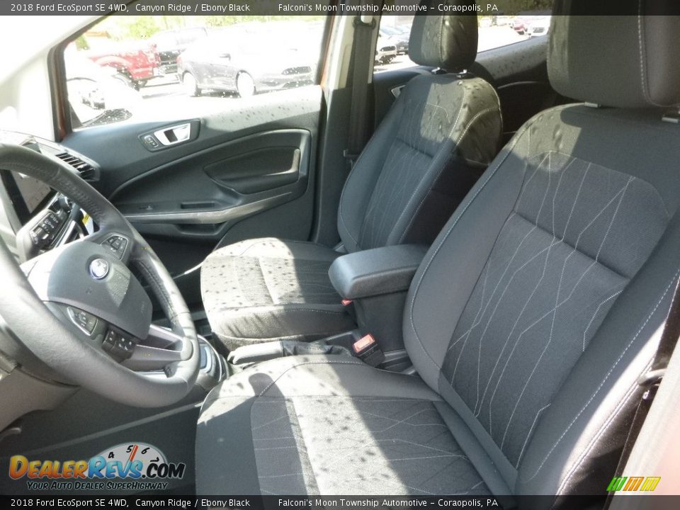 2018 Ford EcoSport SE 4WD Canyon Ridge / Ebony Black Photo #11