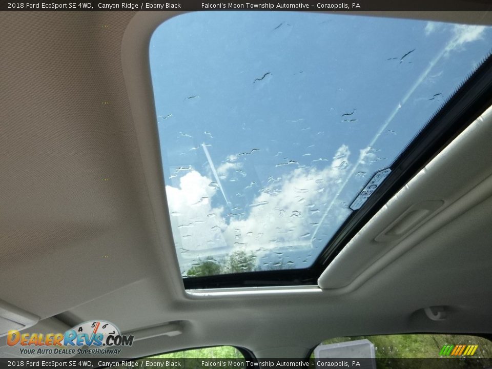 2018 Ford EcoSport SE 4WD Canyon Ridge / Ebony Black Photo #13