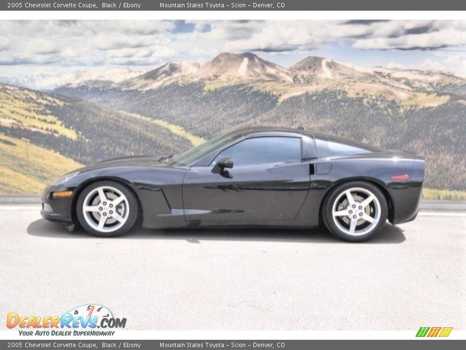 2005 Chevrolet Corvette Coupe Black / Ebony Photo #6
