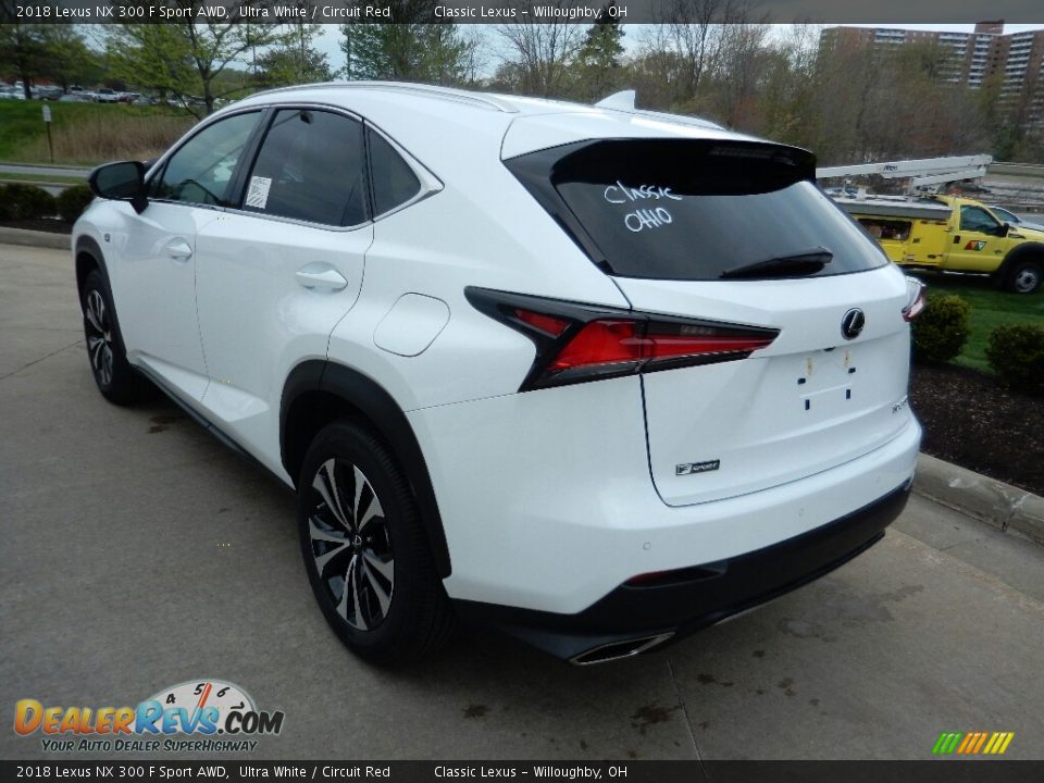 Ultra White 2018 Lexus NX 300 F Sport AWD Photo #5
